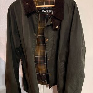 Barbour Men's Olive Waxed Canvas Jacket